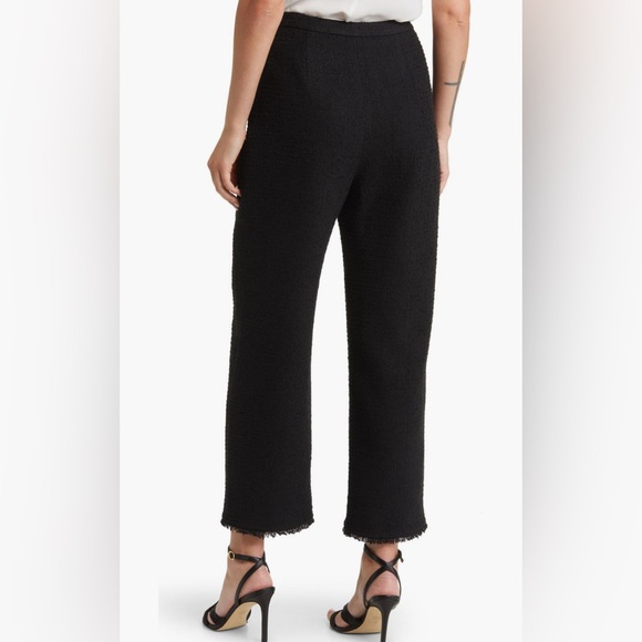 Ted Baker London Kattyyt Boucllè Straight leg Ankle Pants -size 3 color black - Picture 5 of 14